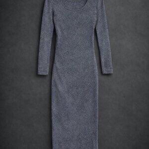 H&M Charcoal Long Sleeve Dress